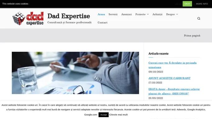 Dad Expertise – Consultanta si formare profesionala