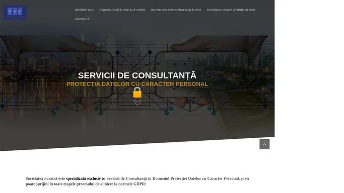 DAF CONSULTING & MANAGEMENT SERVICII CONSULTANTA GDPR SI EXTERNALIZARE DPO