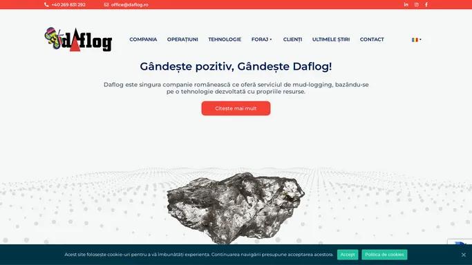 Servicii geologice personalizate oferite de compania Daflog