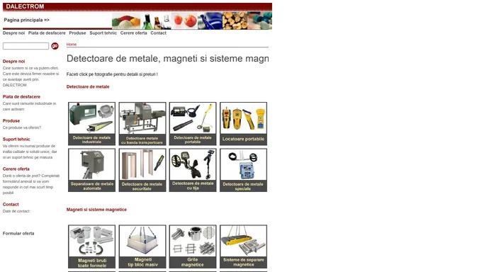 detectoare de metale magneti