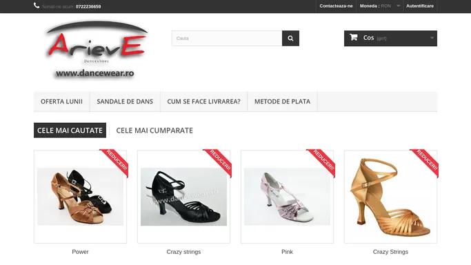 Dancewear - pantofi de dans de calitate - Dancewear