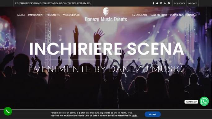 Inchiriere Scena - Danezu Music Events ⭐⭐⭐⭐⭐