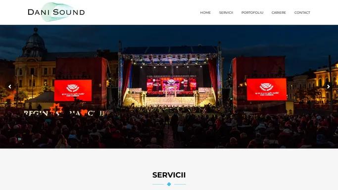 Dani Sound – Solutii pentru evenimente | Ecrane LED | Scenotehnica | Sonorizare | Lumini | Video