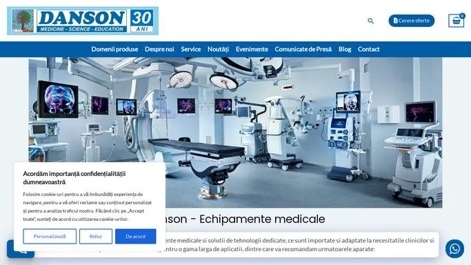 DANSON - Furnizor Echipamente Medicale | Distribuitor Autorizat