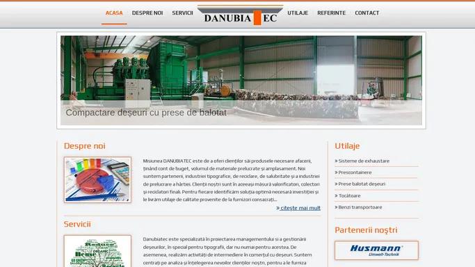 Danubiatec - furnizor utilaje reciclare