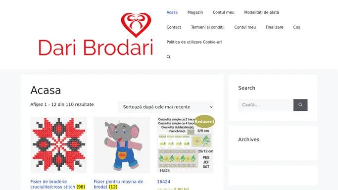 Dari Brodari – Broderii si produse personalizate prin broderie