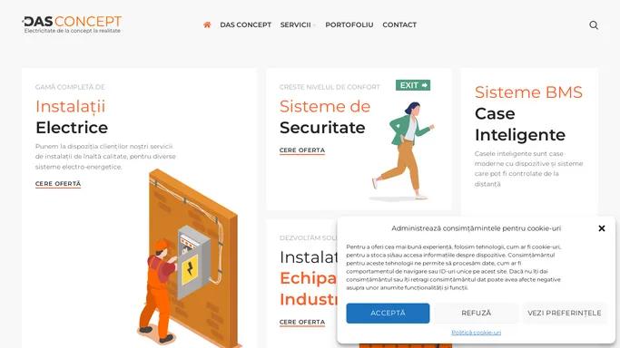 DAS Concept – Instalatii electrice de inalta, medie si joasa tensiune