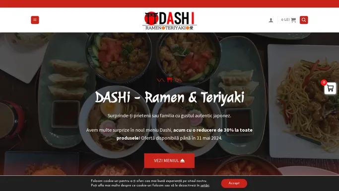 Home - DASHI Ramen & Teriyaki