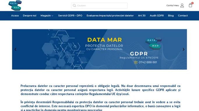 datamar.ro – Prelucrarea datelor cu caracter personal GDPR