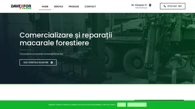 Comercializare si reparatii macarale forestiere - Davexfor Trans