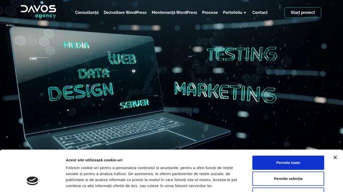 Davos Agency | Creare magazin online, creare site de prezentare