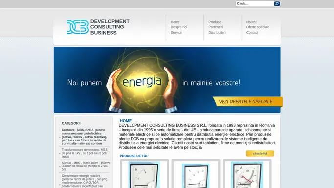 Pagina de start | Development Consulting Business