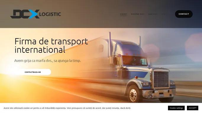 DCX LOGISTIC – Firma de transport international