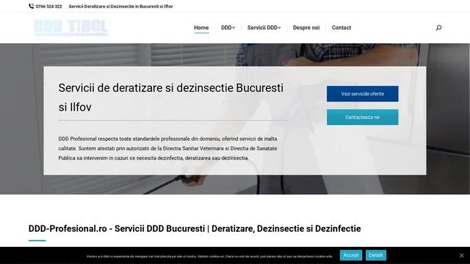 DDD Profesional - Servicii de deratizare, dezinsectie si dezinfectie in Bucuresti si Ilfov