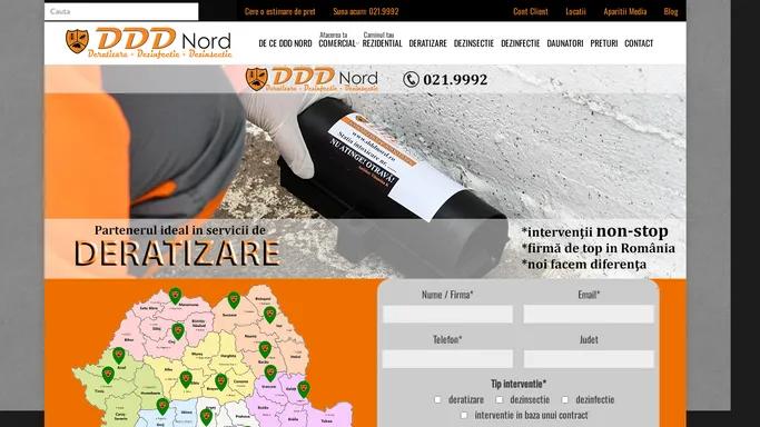 Servicii DDD in Bucuresti – Deratizare Dezinsectie Dezinfectie – DDDNord