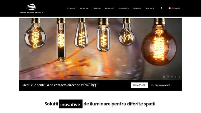 DINAMIC DESIGN PROJECT - design de iluminat, corpuri de iluminat, instalatii electrice