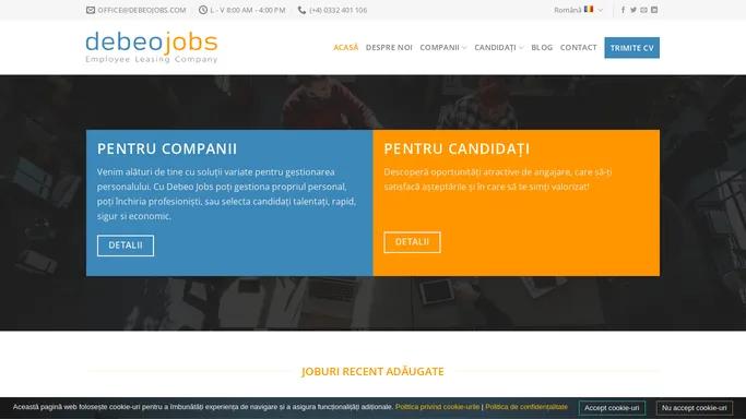 Debeo Jobs – Employee Leasing Company – Employee Leasing Company