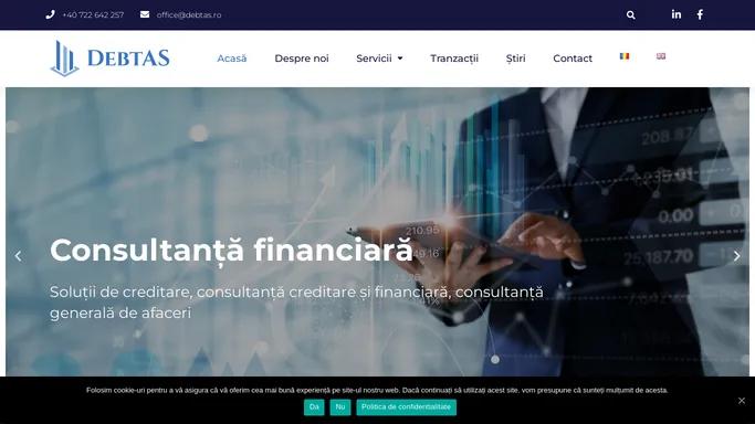 DebtAS - Solutii de creditare, consultanta creditare si financiara