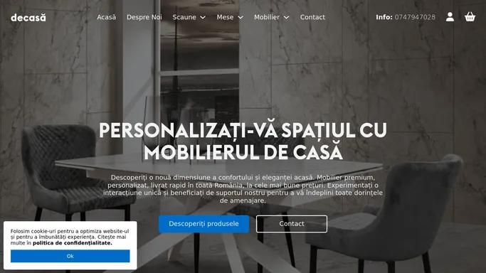 De Casa Mobila - Mobilier Premium Personalizat de Calitate