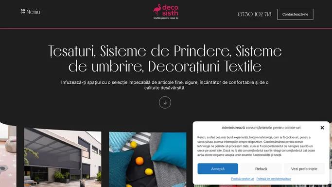 Tesaturi, Sisteme de umbrire, Decoratiuni Textile | Deco Sisth