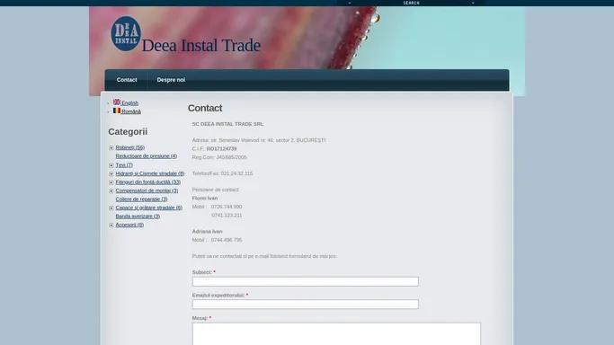 Contact | Deea Instal Trade