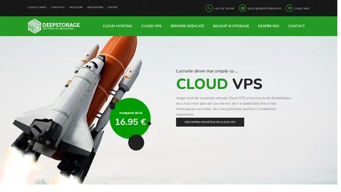 DEEPSTORAGE – Safe Home for All your Data | Cloud Hosting | VPS Cloud | Cloud Storage | Web Hosting SSD | Gazduire Web | Servere Dedicate | Inregistrare Domenii