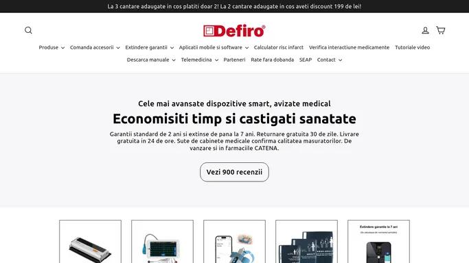 Dispozitive medicale smart, DEFIRO, cu interpretare AI