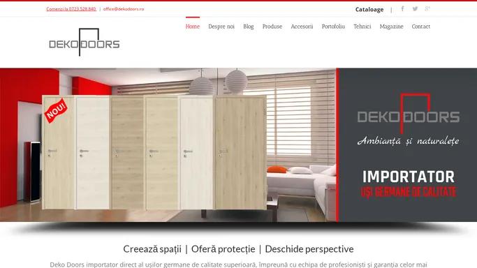 Usi Interior Calitate Germana • Preturi Avantajoase ▷ DekoDoors