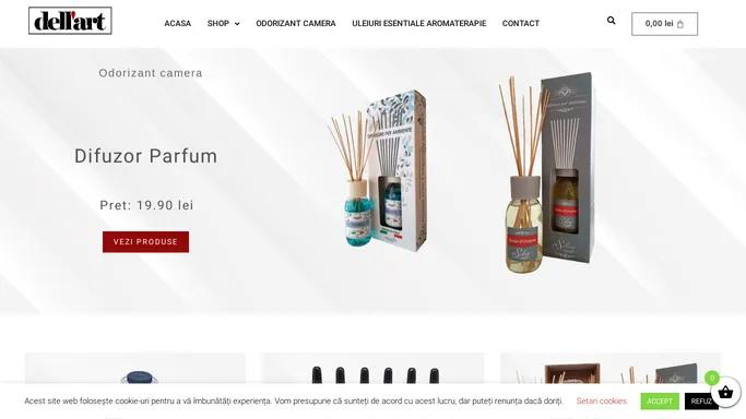 Difuzori de parfum, odorizante, uleiuri aromate, deodorante auto - DellArt