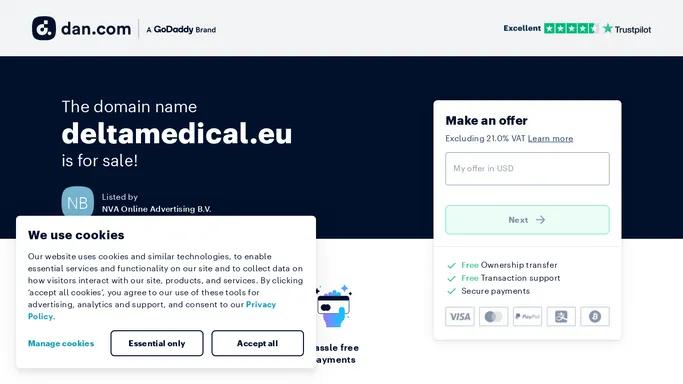 The domain name deltamedical.eu is for sale