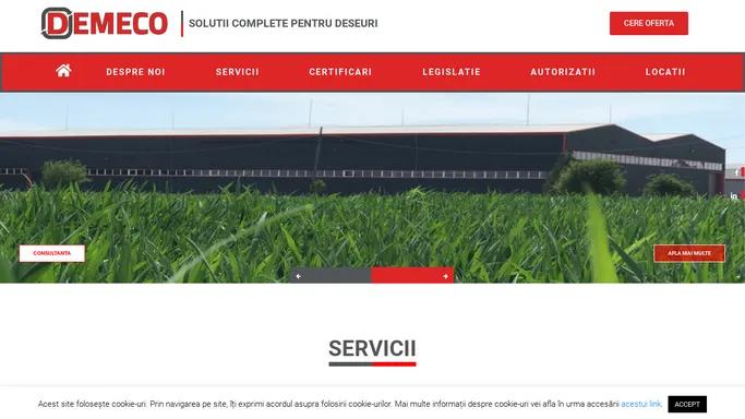 SOLUTII COMPLETE PENTRU DESEURI