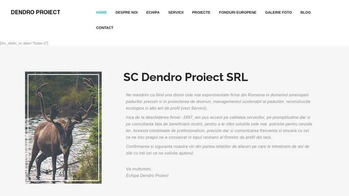 Dendro Proiect – Amenajarea padurilor, proiectare drumuri comunale, consultanta pentru certificarea sistemului de management, proiectare spatii verzi, masuratori cadastrale