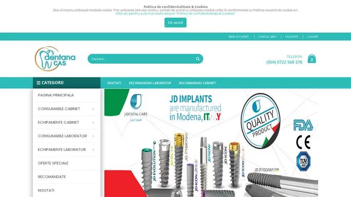 DENTANA CAS | Produse Stomatologie | Implanturi | Echipamente stomatologie