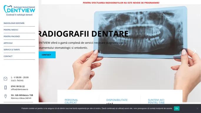 Radiologie dentara - DentView