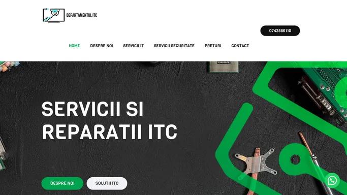 Departamentul ITC – Servicii ITC instalare si mentenanta