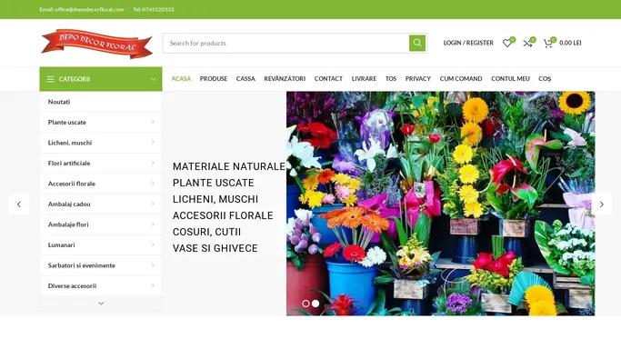 DepoDecorFloral - Plante Uscate, Flori Artificiale 2024