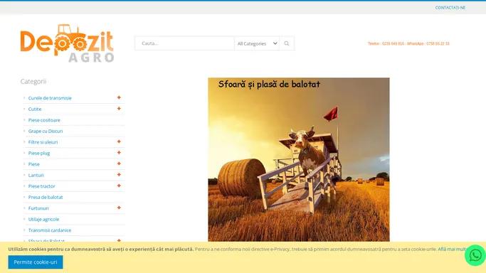 Piese de schimb pentru tractoare, combine si masini agricole - DepozitAgro.ro