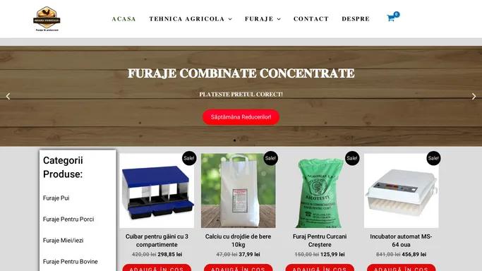 Furaje Combinate Concentrate - Depozitul de furaje