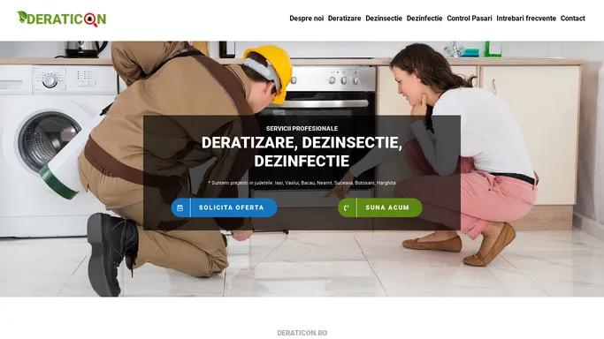 Deraticon.ro – Servicii deratizare, dezinsectie si dezinfectie