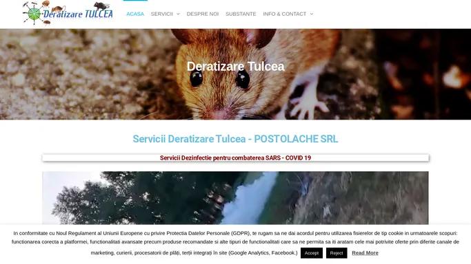 Deratizare Tulcea Deratizare – Dezinsectie – Dezinfectie