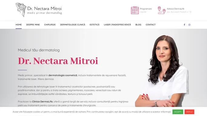 Dr. Nectara Mitroi | medic primar dermatolog