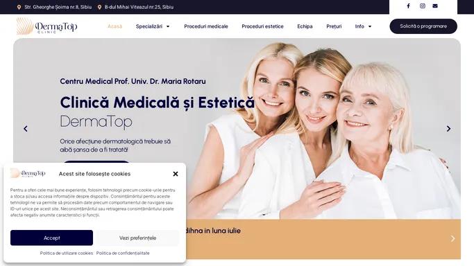 DermaTop Clinic – Clinica Dermatologie si estetica din Sibiu