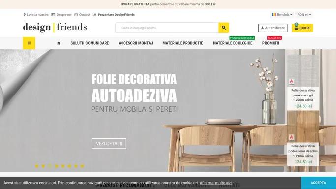 DesignFriends - Magazinul tau de materiale si accesorii pentru productie publicitara