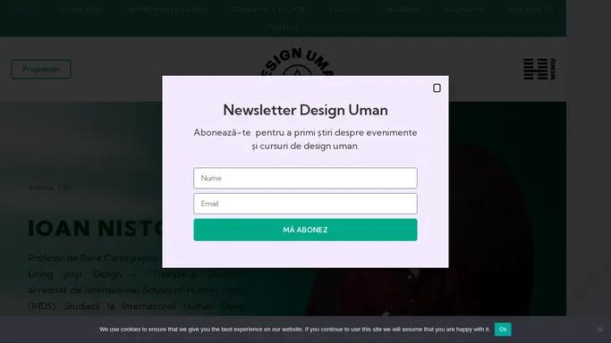 Design Uman – Human Design – Ioan Nistor