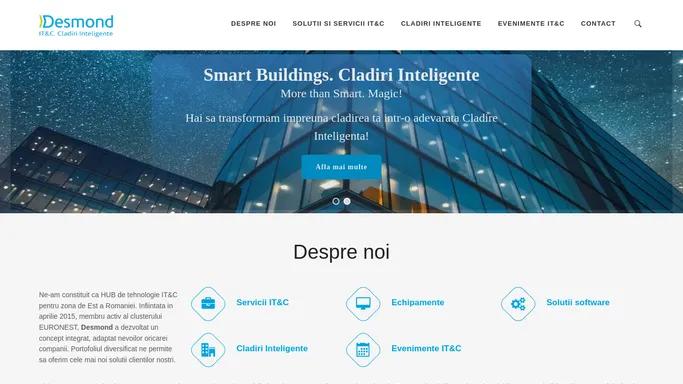 Solutii si servicii IT&C - Cladiri Inteligente - desmond.ro