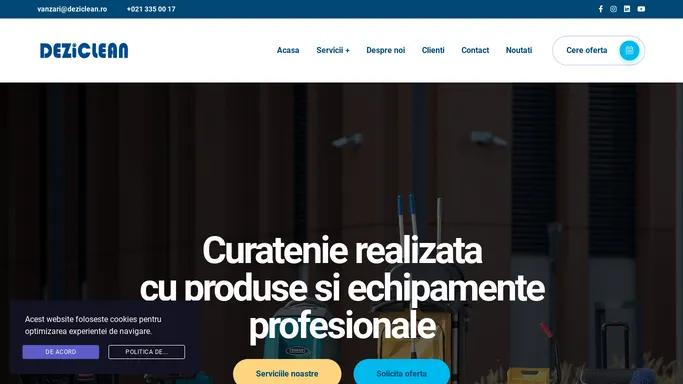 Deziclean – Servicii complete de curatenie