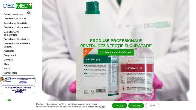 Produse profesionale pentru dezinfectie si curatare - DeziMed