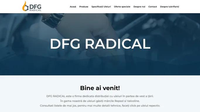 DFG Radical | Depozit ulei Timisoara, DFG Radical, Ulei Auto/Moto Timisoara