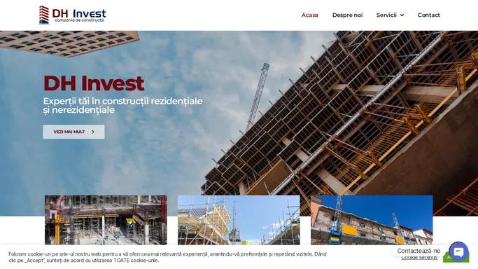 DH Invest - Antrepriza generala, Constructii rezidentiale si nerezidentiale