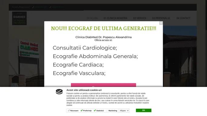 Diabmed Dr. Popescu Alexandrina, medicina interna, diabet zaharat, consultatii, analize medicale, teste rapide. Profesionalism.